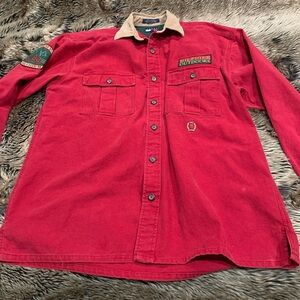 Tommy Hilfiger Outdoors Ranger Long Sleeve denim Shirt vintage 90s 
Shirt Size S